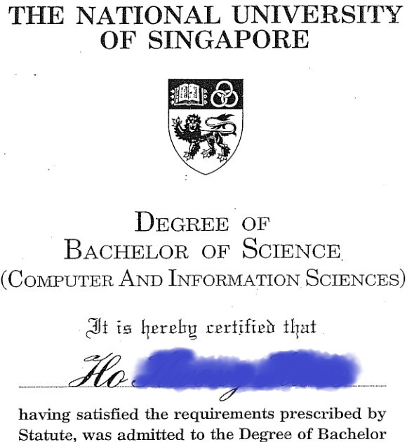 NUS Cert